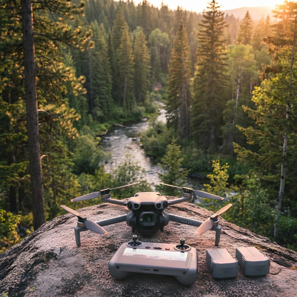 DJl Prémium Drón 4K Kamerával | Kijelzős Távirányítóval és 2 Akkumulátorral